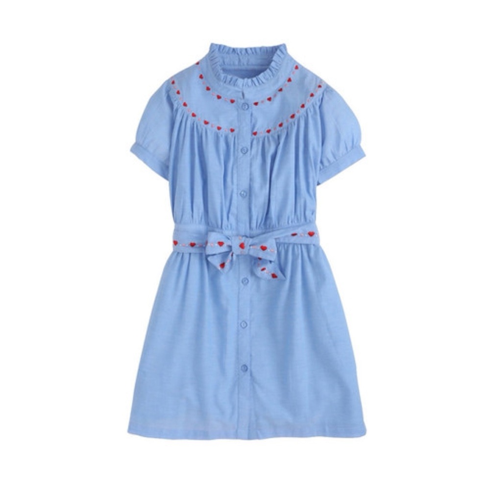 NWT Little English Celine Heart Dress - Size 7